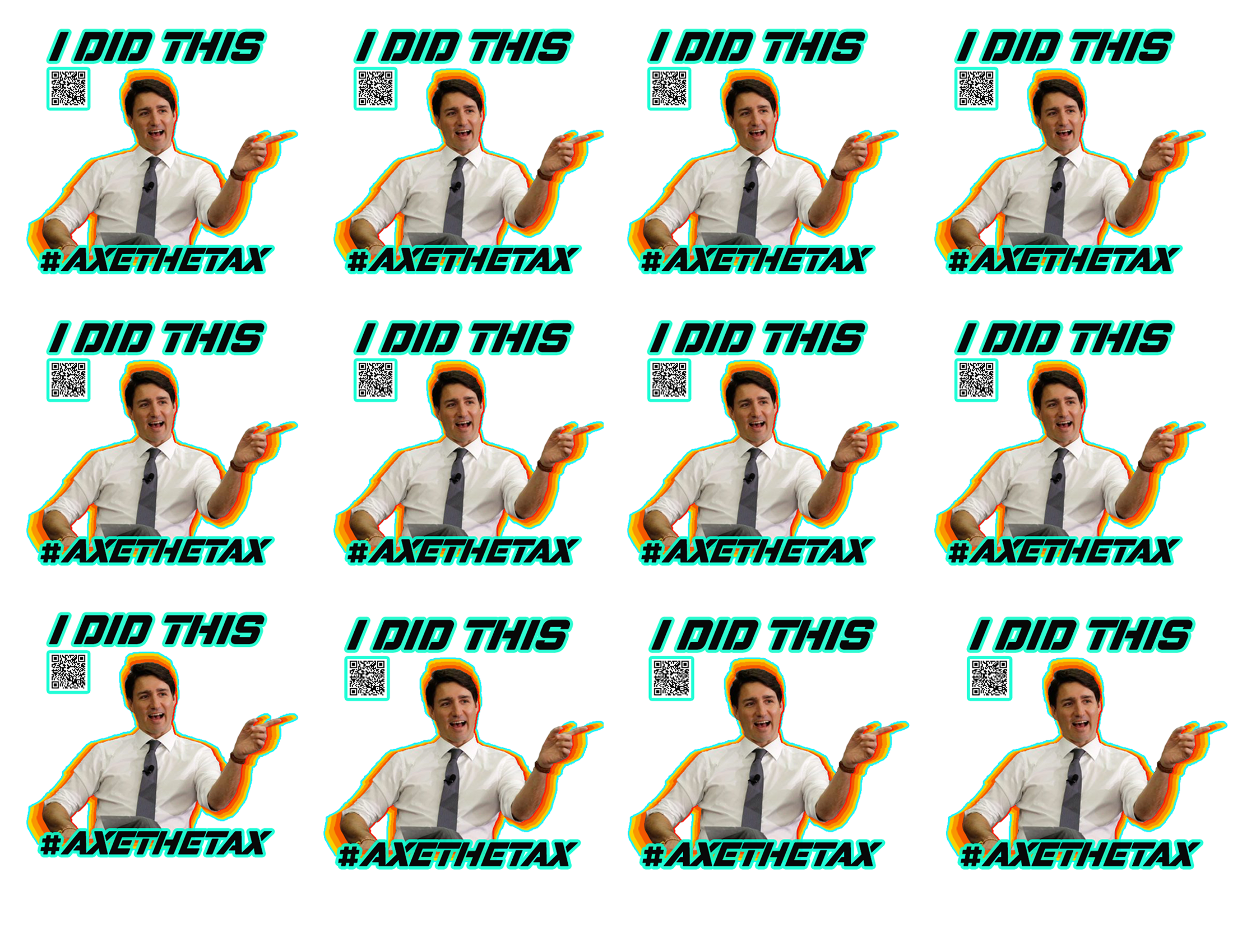 Gas pump Sticker Sheet Gas pump Sticker Sheet