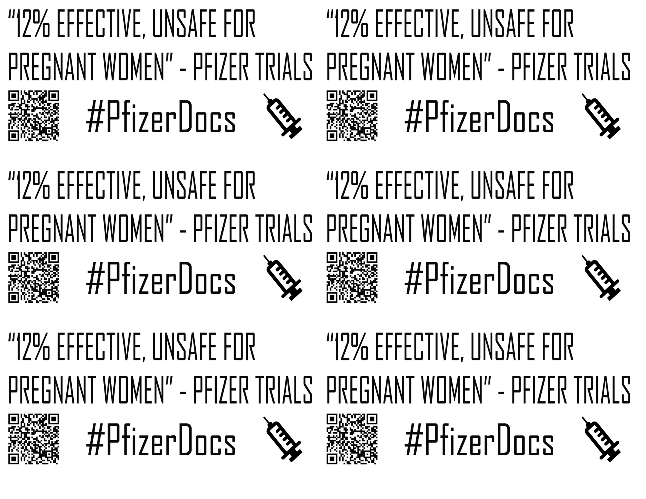 Pfizer Docs Sticker Sheet Pfizer Docs Sticker Sheet